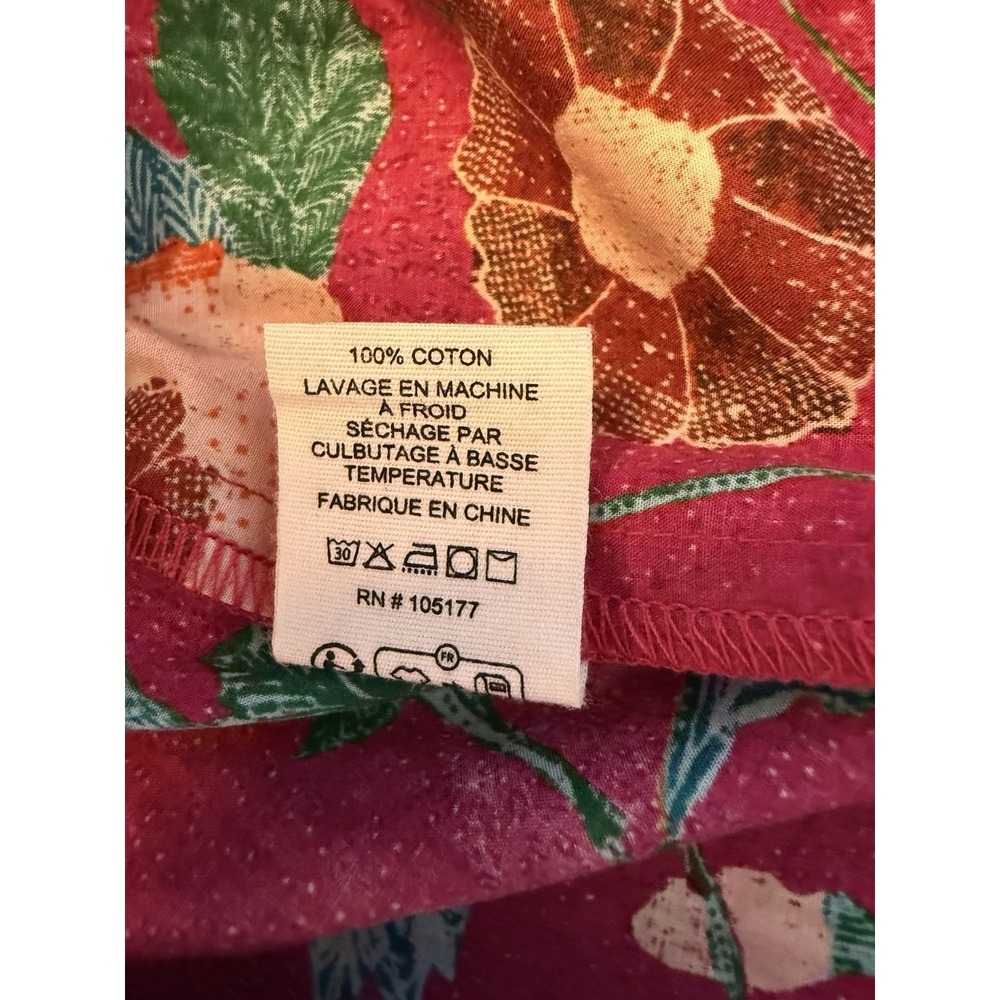 Ulla Johnson Vika Midi Dress Size 2 Ruby Floral Cotton Poplin Puff Sleeve NWT - Picture 14 of 14